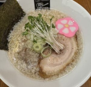 和歌山県岩出市の美味しい塩ラーメン